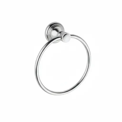 [BR802-PC] The Lenum Collection Closed Towel Ring